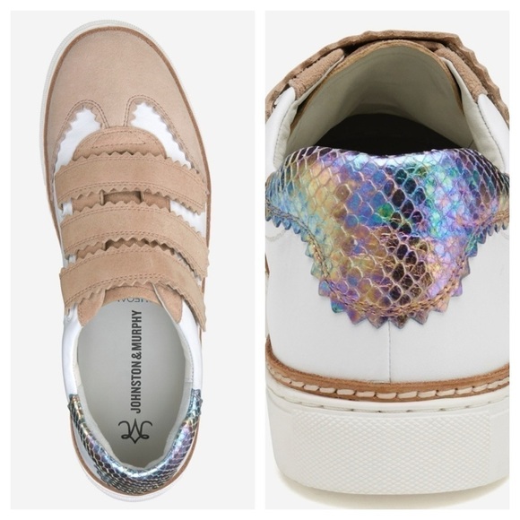 JOHNSTON & MURPHY Callie Tri-Strap Sneakers size 10 M - Picture 3 of 10